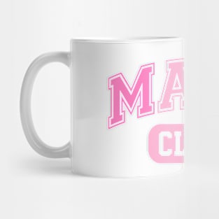 Mama Claus Pink Varsity Christmas Mug